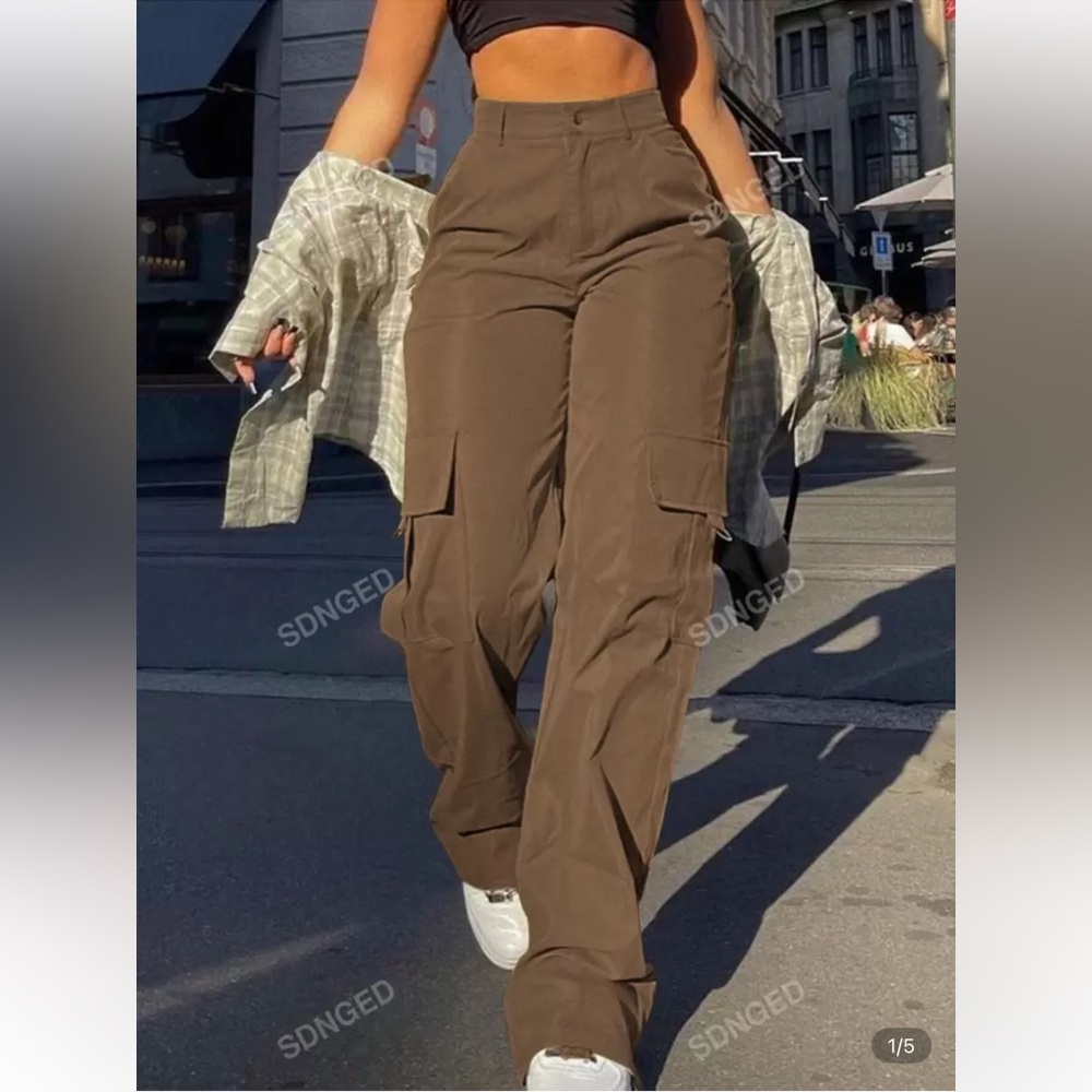 Brown Cargo Pants